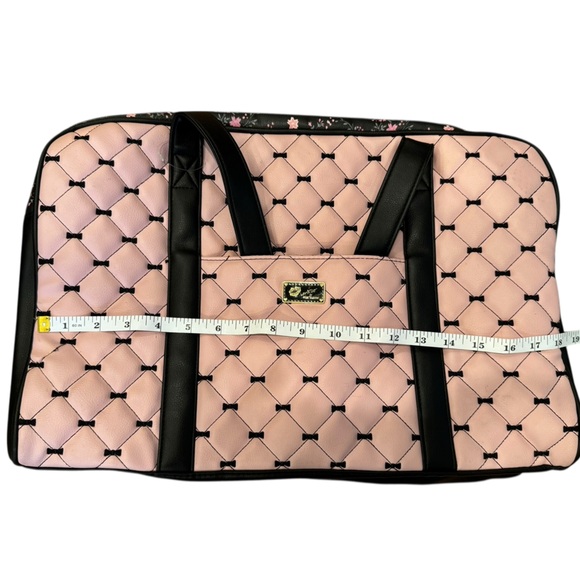 Luv Betsey by Betsey Johnson Quilted Floral Weekender Duffel Bag - Picture 8 of 15
